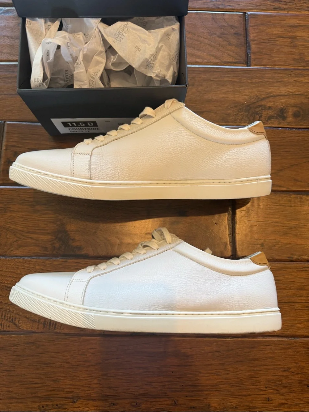 Allen Edmonds Men’s Courtside Lace-up Leather Sneakers